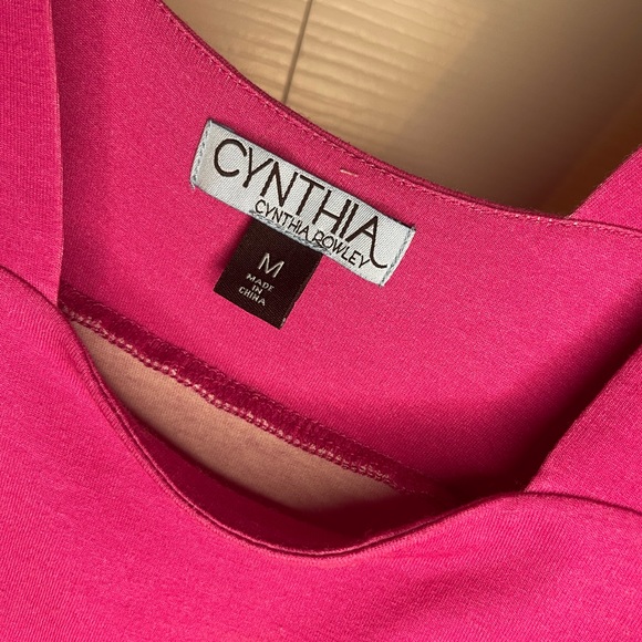 CYNTHIA ROWLEY Pink Tossed Poppies High-Low Sundress - Picture 13 of 14